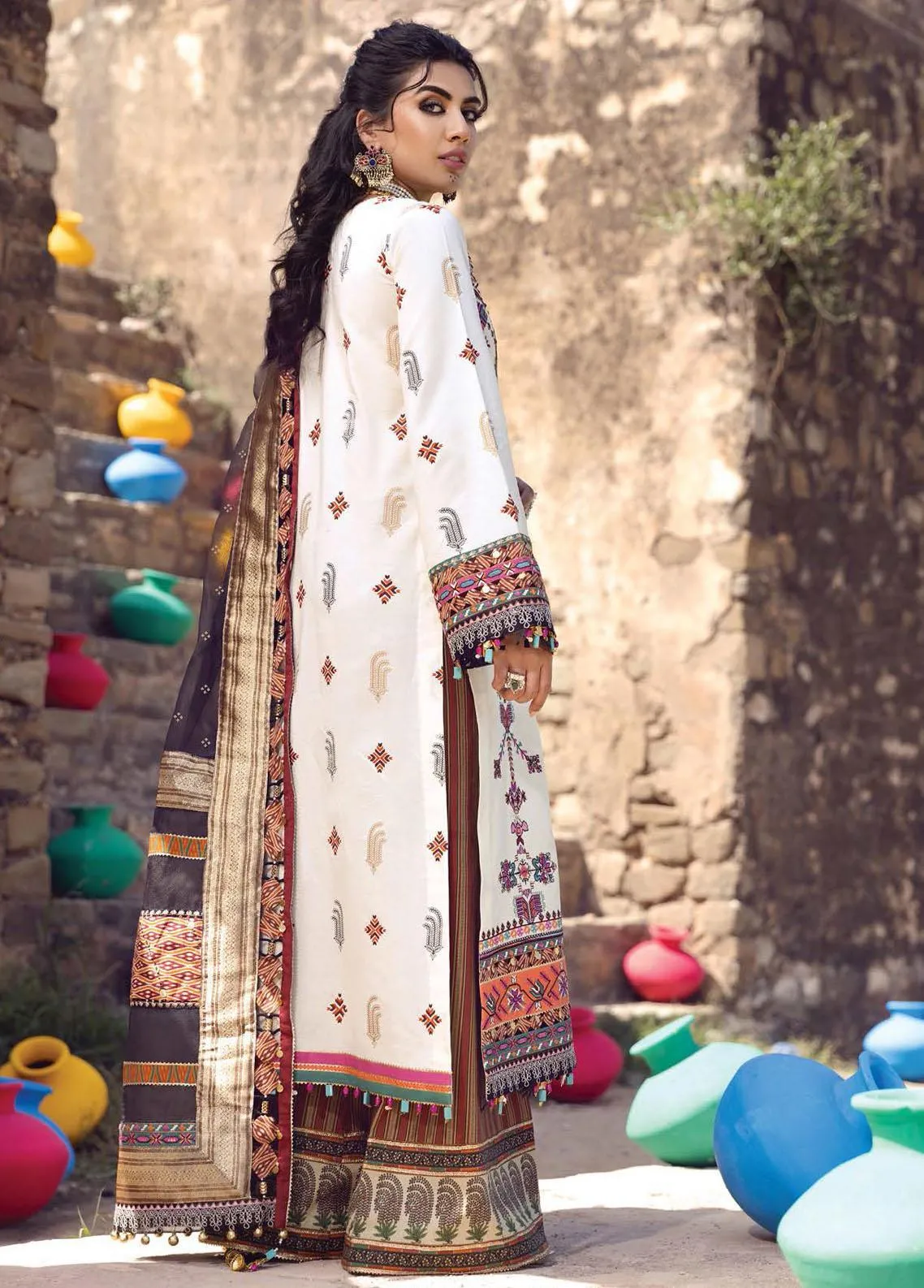Anaya Unstitched 3 Piece Naima