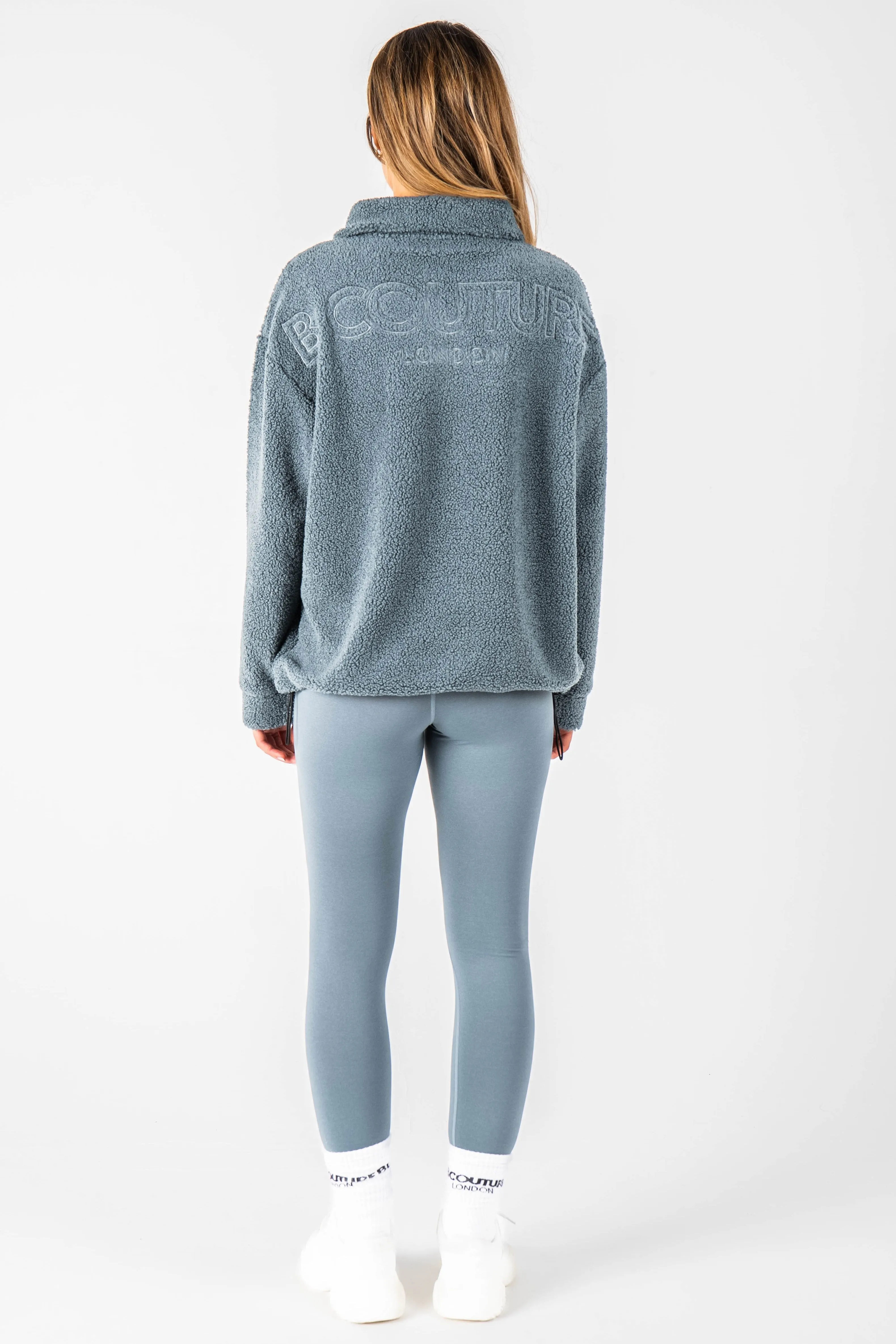Belmore Borg Teal Jumper and Leggings Set - Cozy & Stylish Loungewear Ensemble