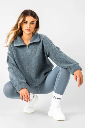 Belmore Borg Teal Jumper and Leggings Set - Cozy & Stylish Loungewear Ensemble