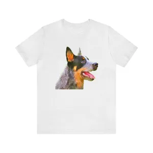 Blue Heeler - Australian Cattle Dog 'Percy' -  Classic Jersey Short Sleeve Tee