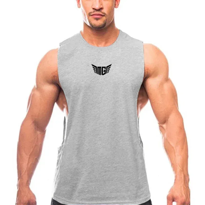 Bodybuilding Tank Tops Men Sports Sleeveless shirt Muscle