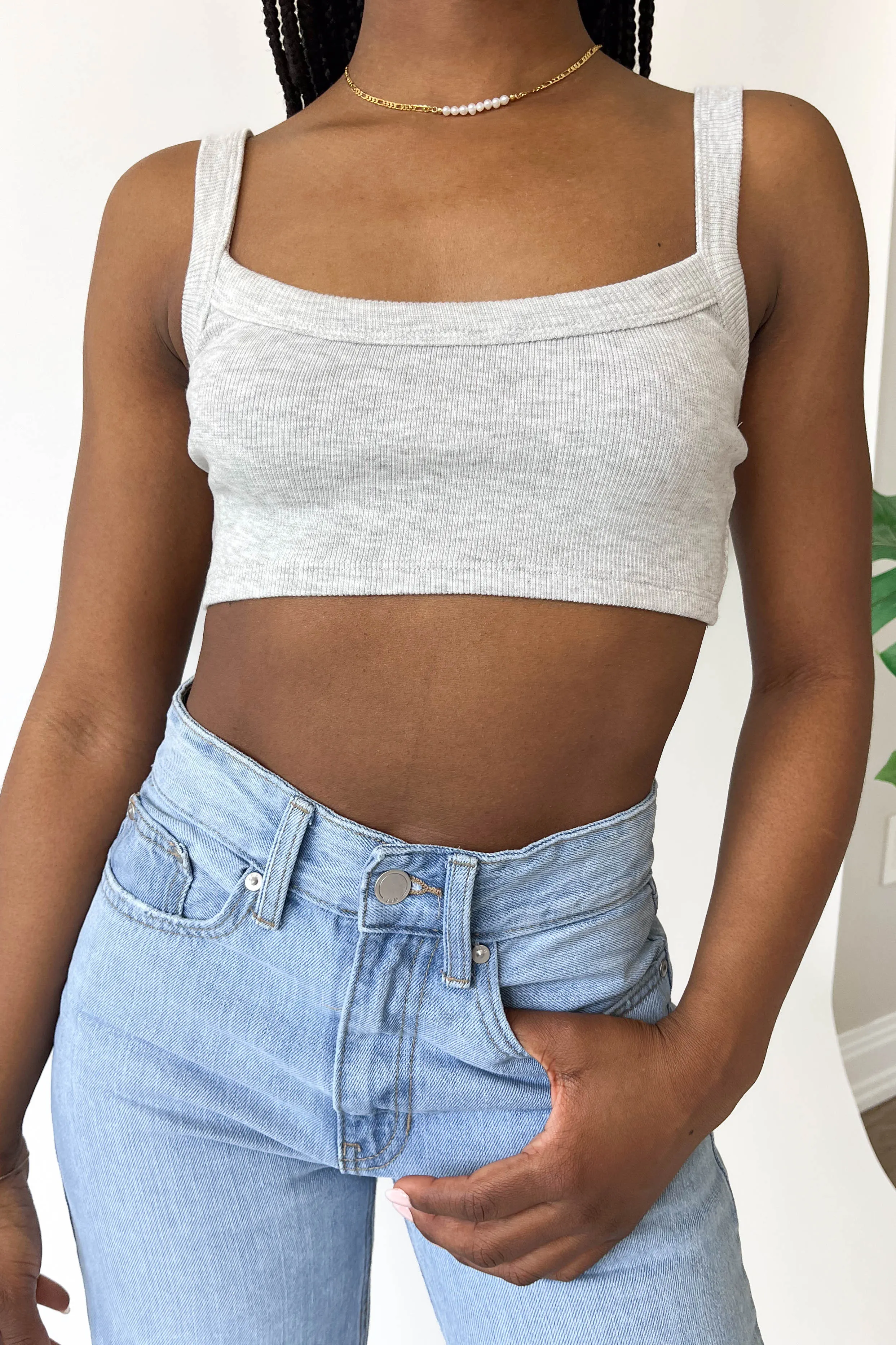 Bowie Bralette in Grey