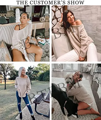 BTFBM Womens Long Sleeve Sweater