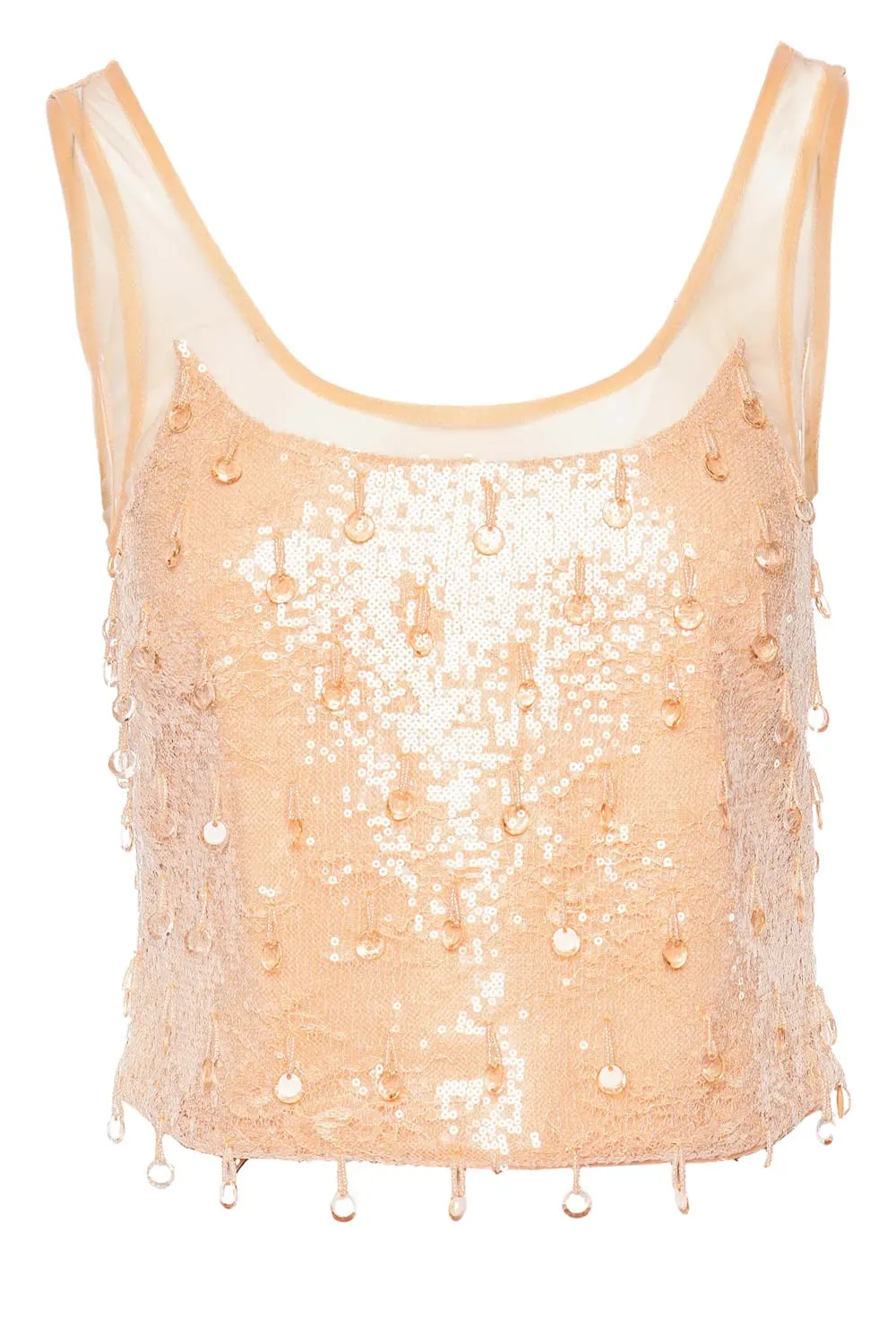 Callaway Sequin Crystal Embellished Tank