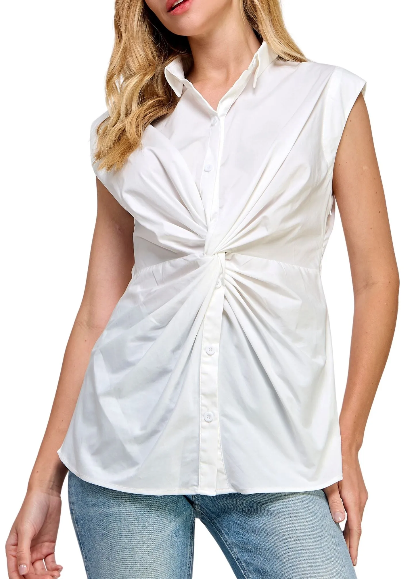 Carmen Poplin Top