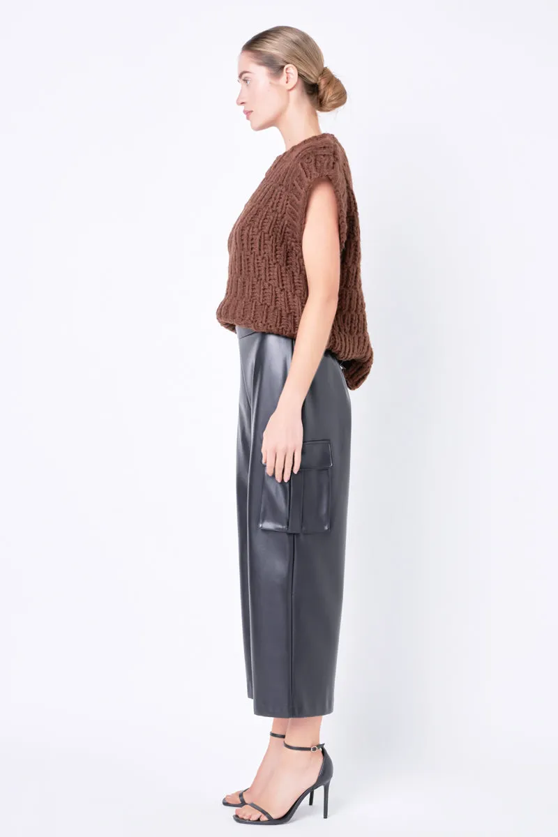 Chunky Knit Sweater Vest