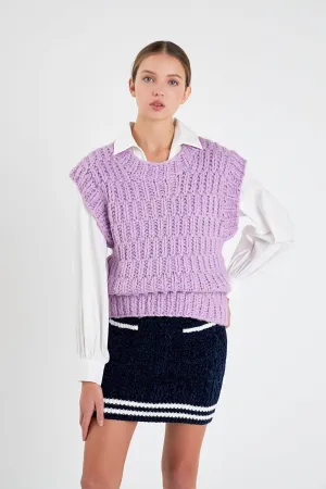 Chunky Knit Sweater Vest