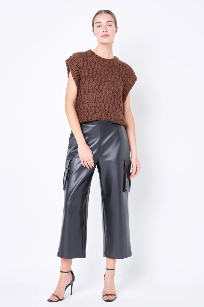 Chunky Knit Sweater Vest