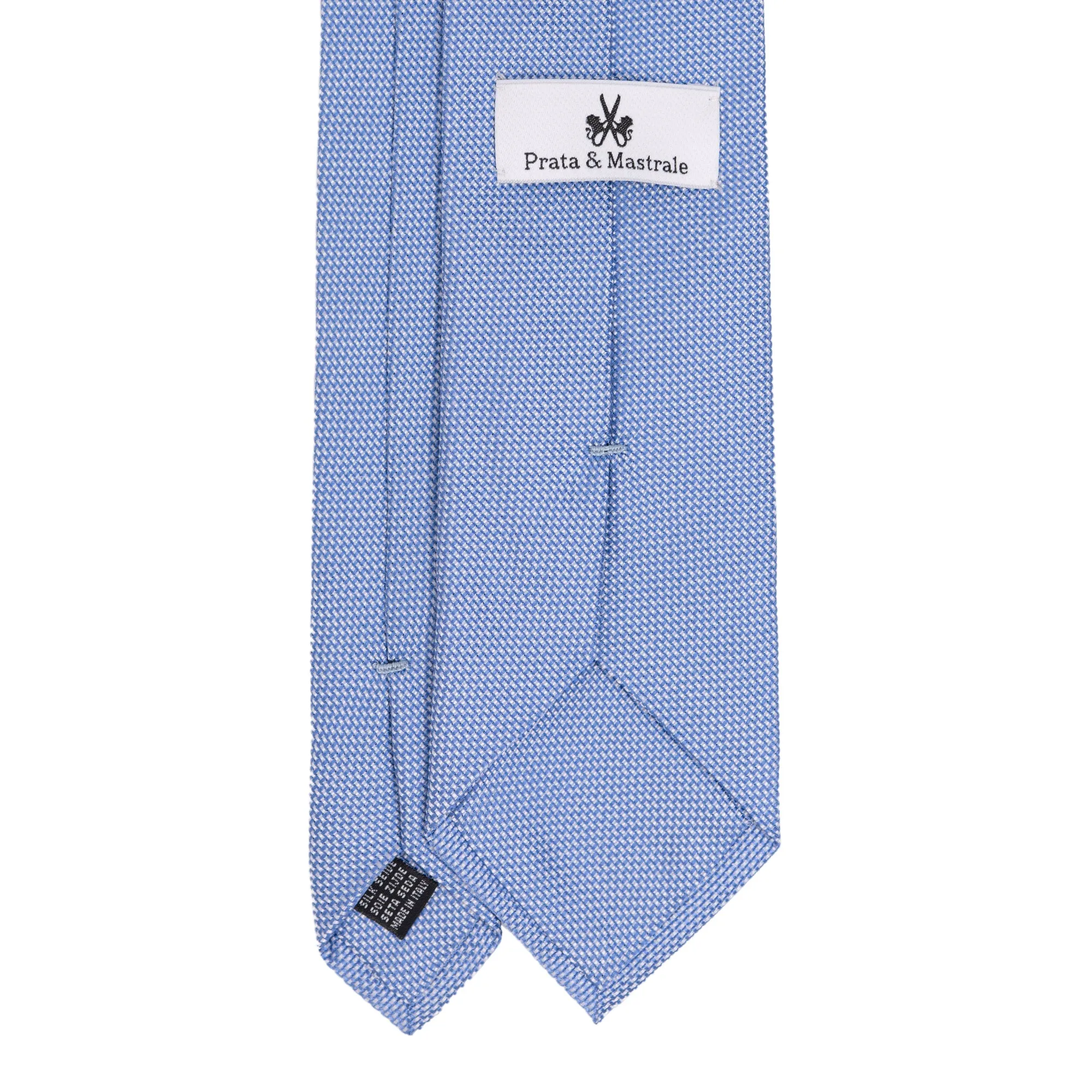 Cravatta in Seta - LIGHT BLUE JACQUARD