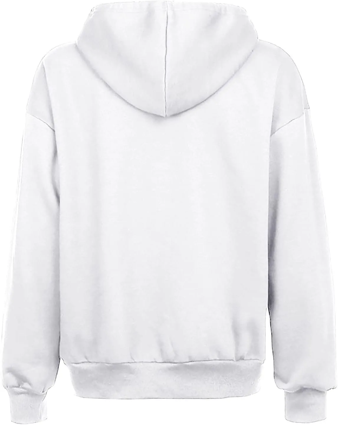 fartey Zip Up Hoodie Women Oversized Long Sleeve Sweatshirts Teen Girl Y2K Clothes Casual Drawstring Jackets With Pockets