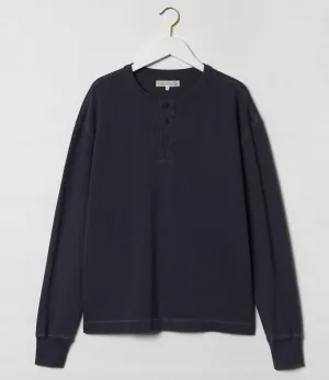 Good Originals Men's Loopwheel Henley Vintage Wash