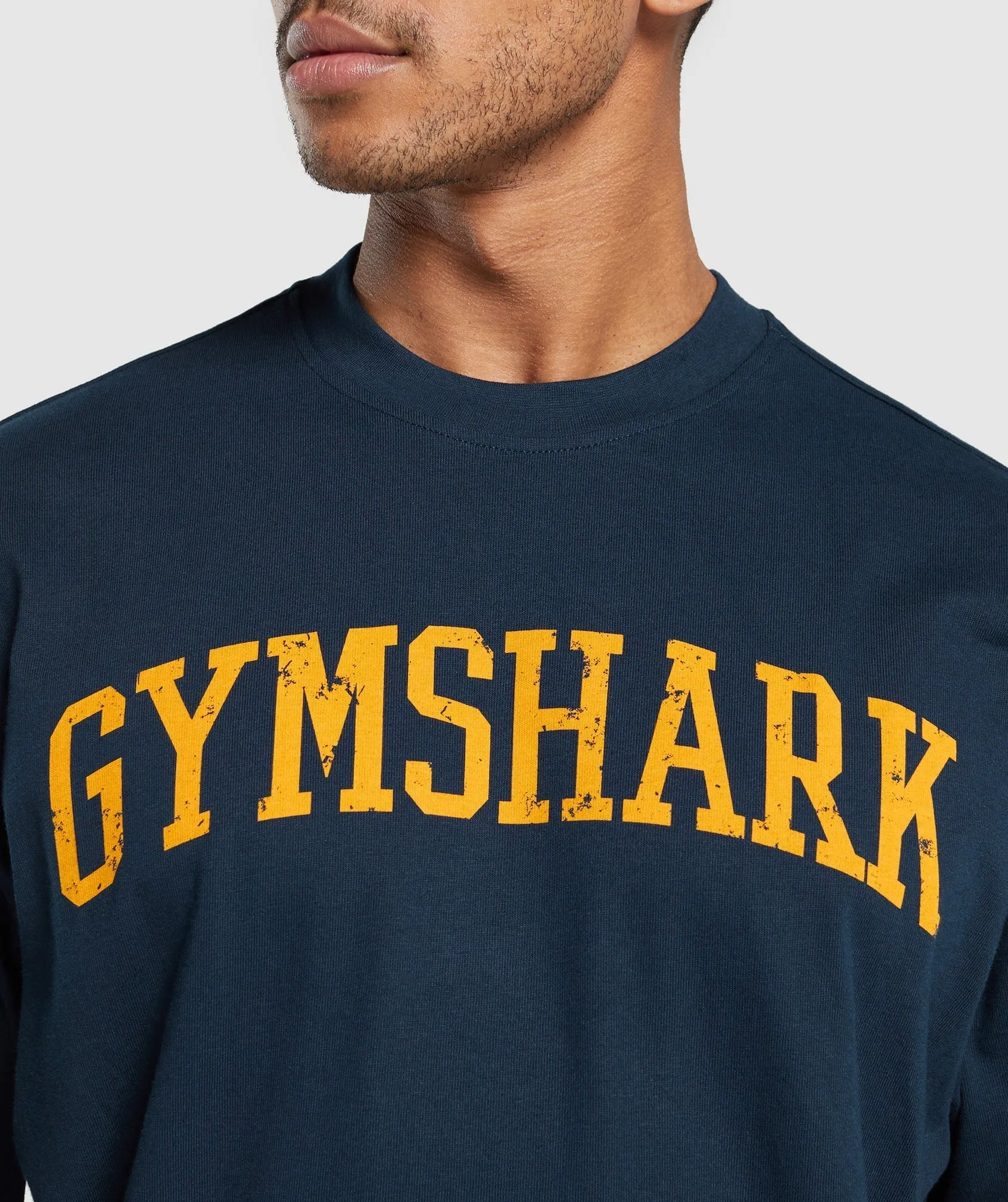 Gymshark Collegiate T-Shirt - Navy