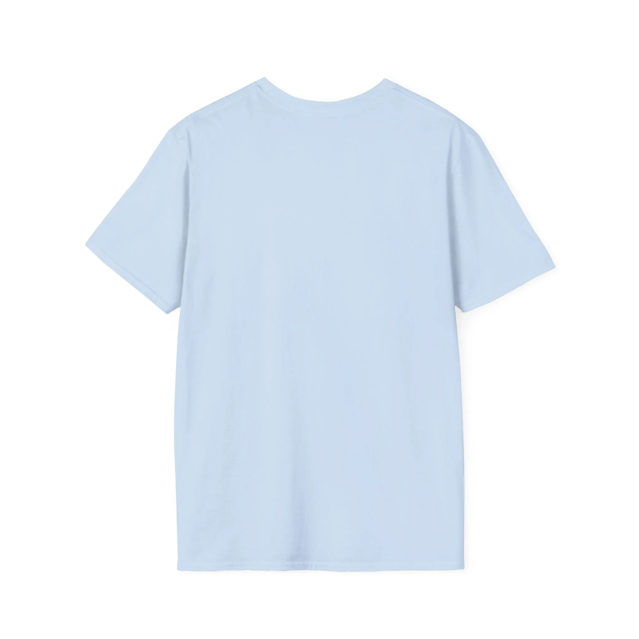 Halloween Graveyard  - Unisex Softstyle T-Shirt - White Logo - Plain Back
