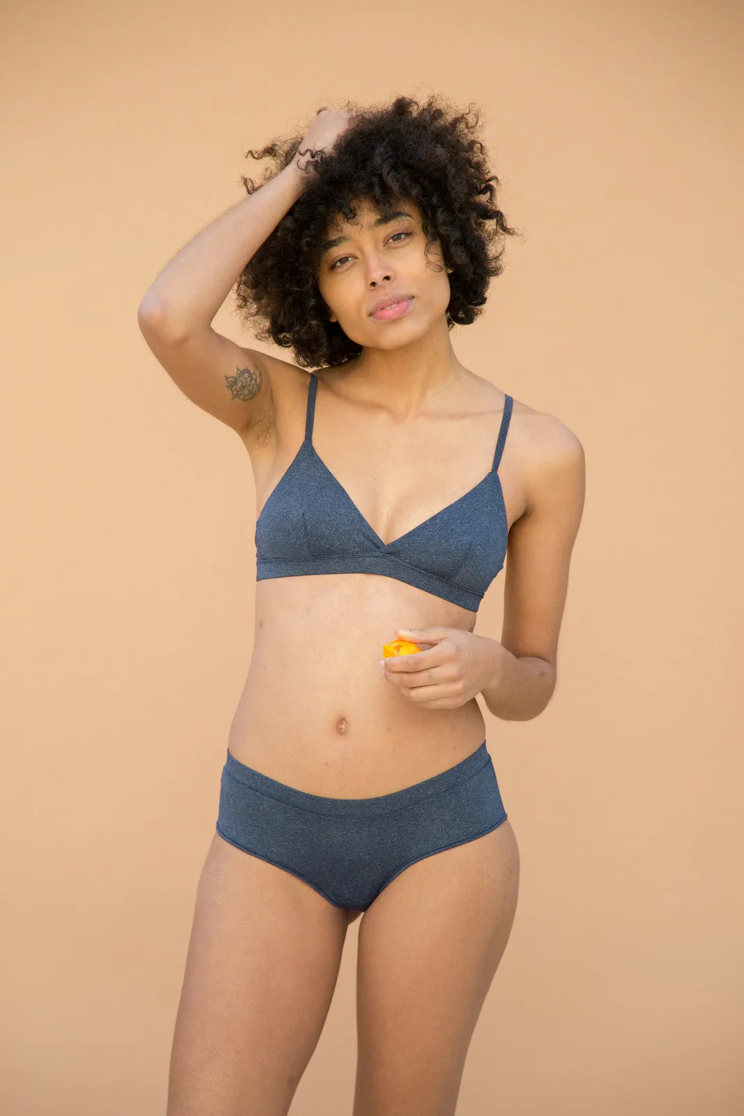 Heather Blue Bralette