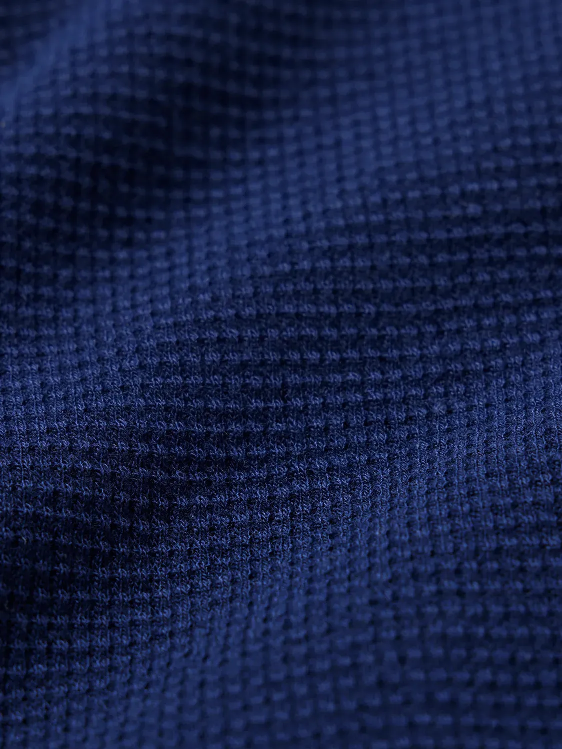 Hudson Waffle Henley | Navy
