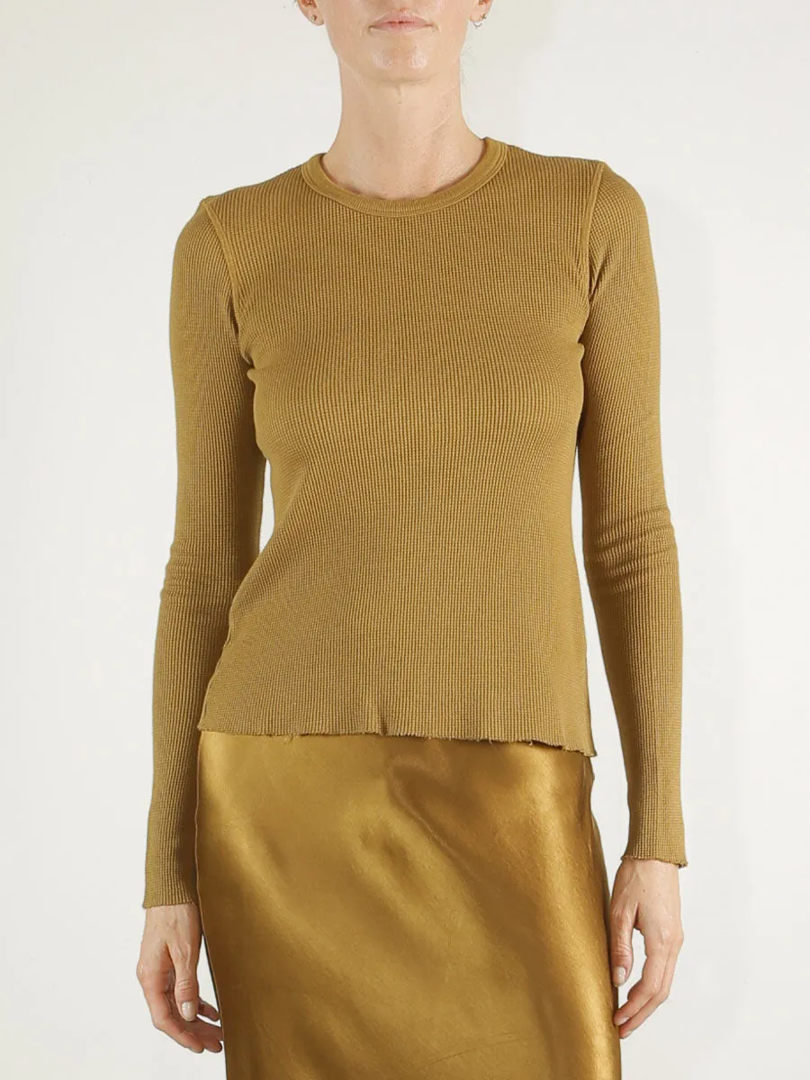 Jimmy Long-Sleeve Tee in Thermal - Topaz