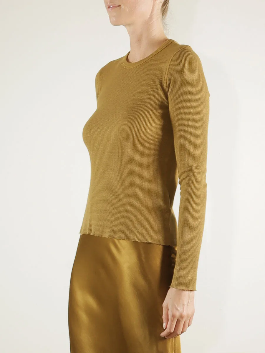 Jimmy Long-Sleeve Tee in Thermal - Topaz