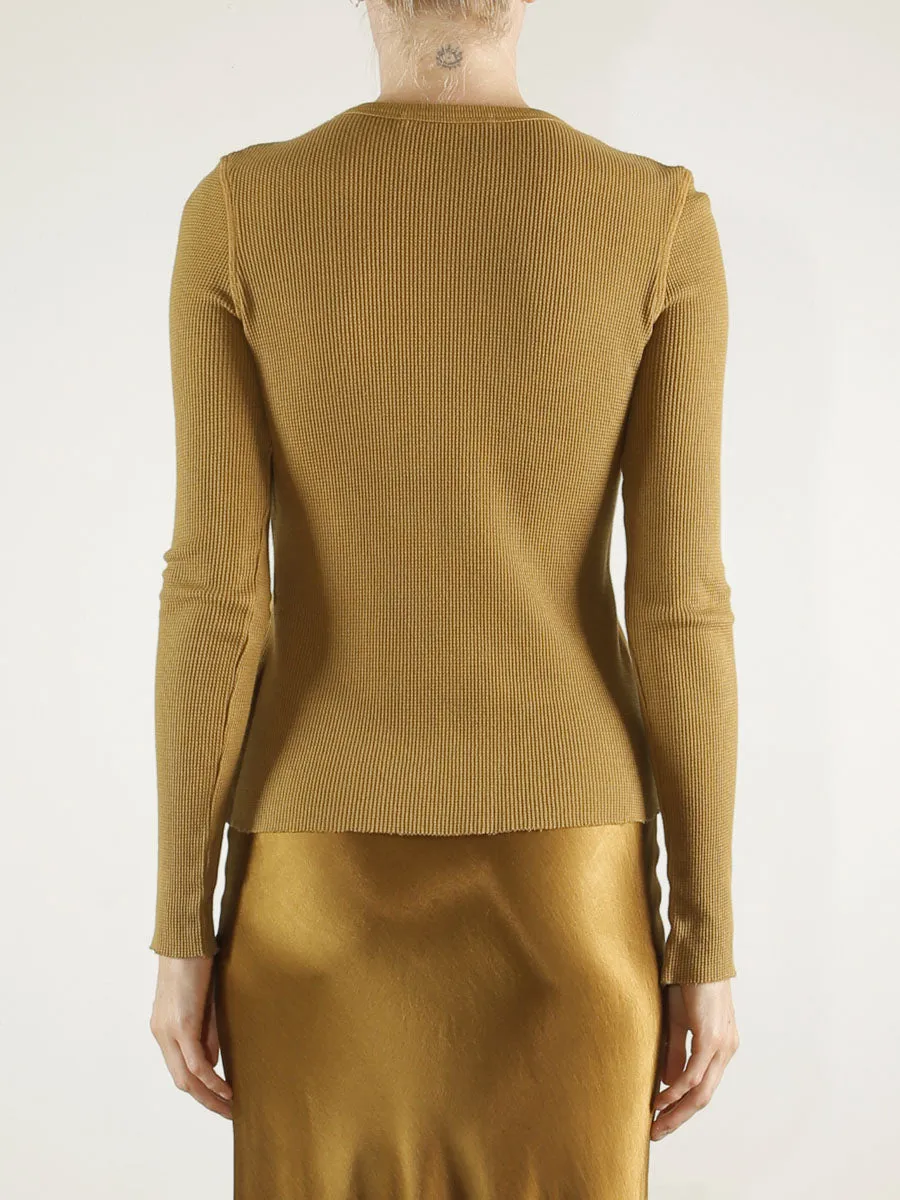 Jimmy Long-Sleeve Tee in Thermal - Topaz