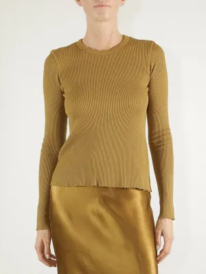 Jimmy Long-Sleeve Tee in Thermal - Topaz