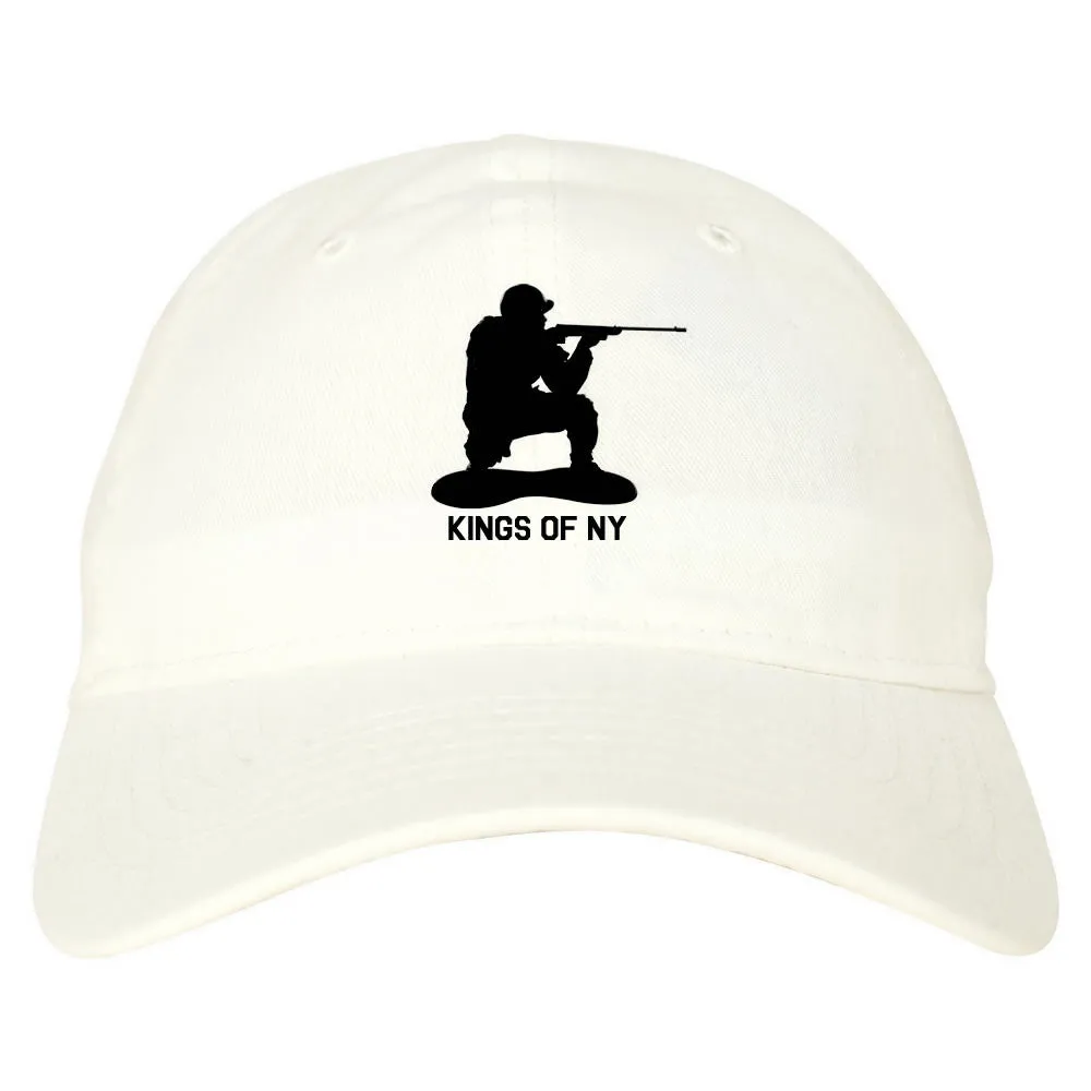 Kings Of NY Green Army Men Dad Hat Cap