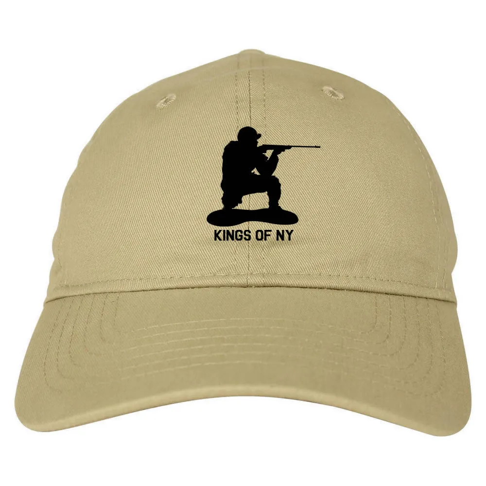 Kings Of NY Green Army Men Dad Hat Cap