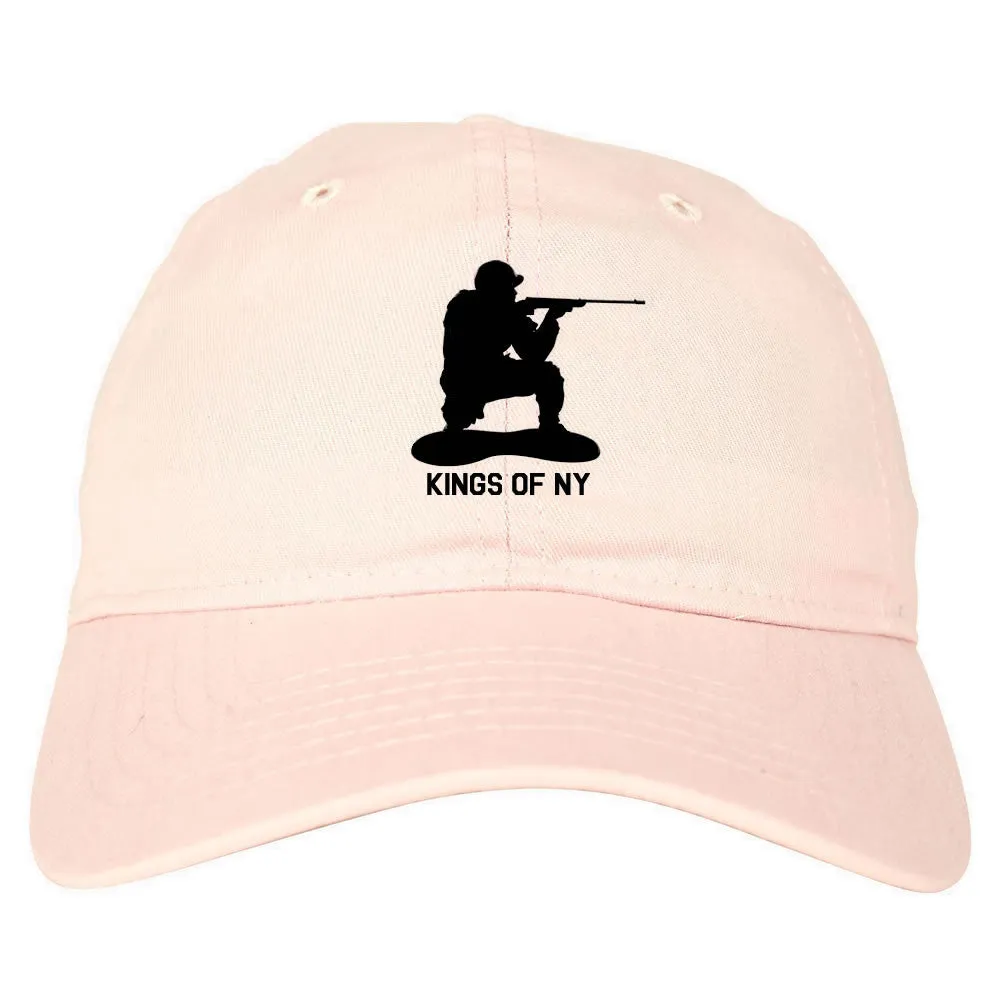 Kings Of NY Green Army Men Dad Hat Cap