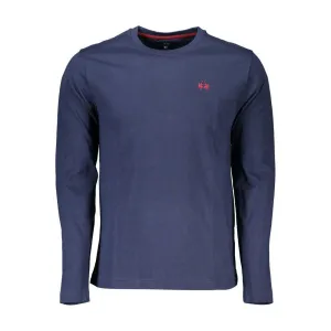 La Martina Regal Blue Crew Neck Embroidered Tee