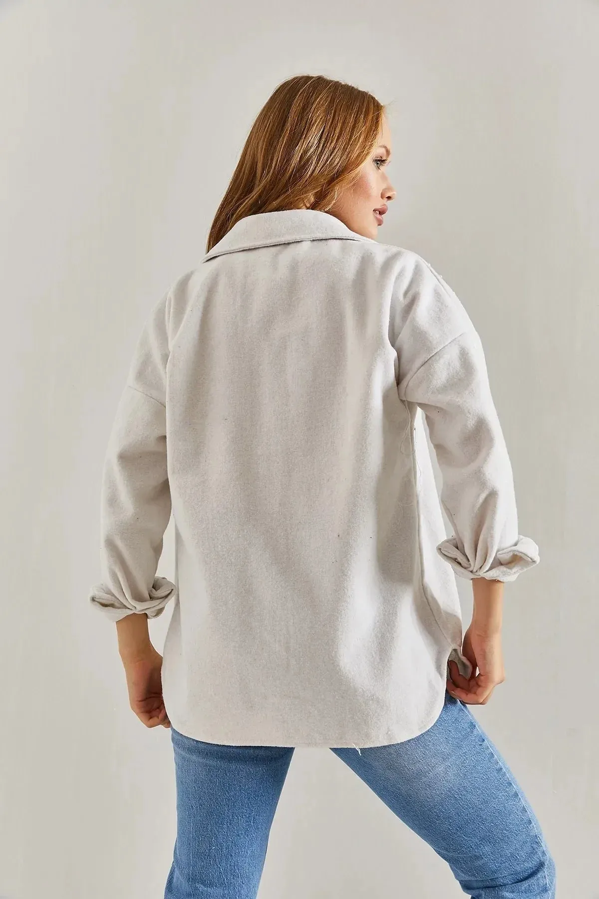 Lavender Cotton Daisy Embroidered Shaket