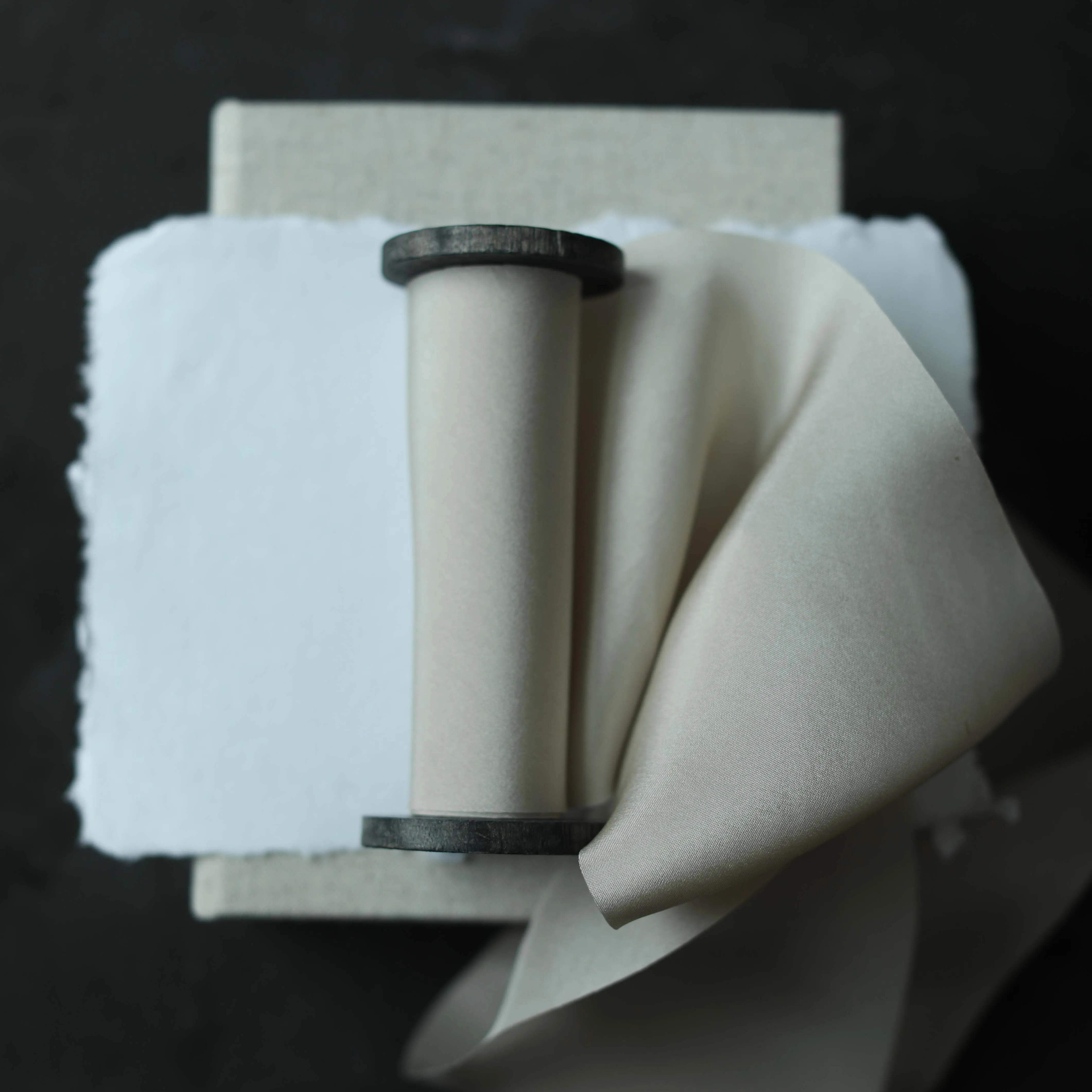 Light Champagne Silk Ribbon {Seconds}