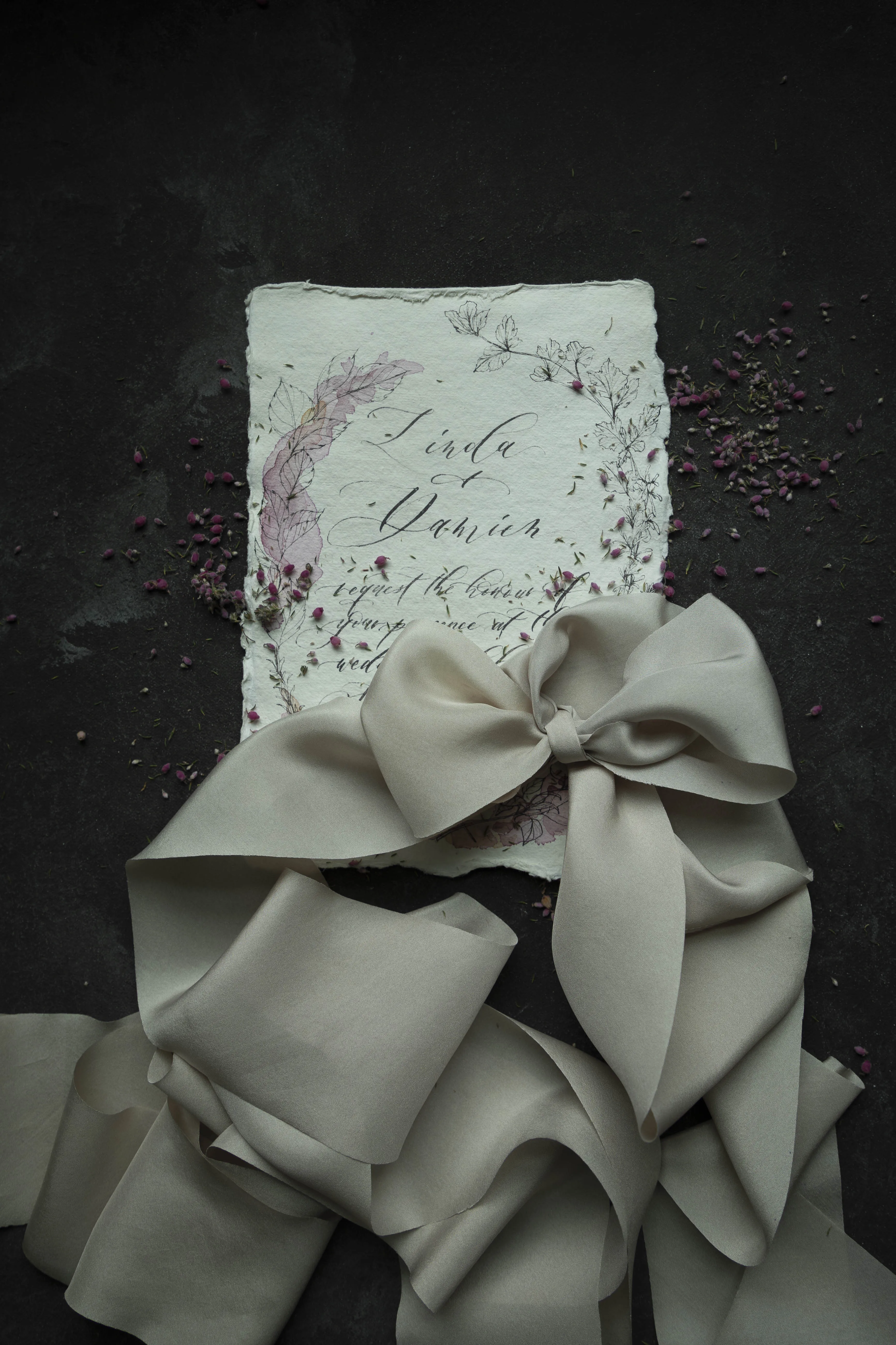 Light Champagne Silk Ribbon {Seconds}