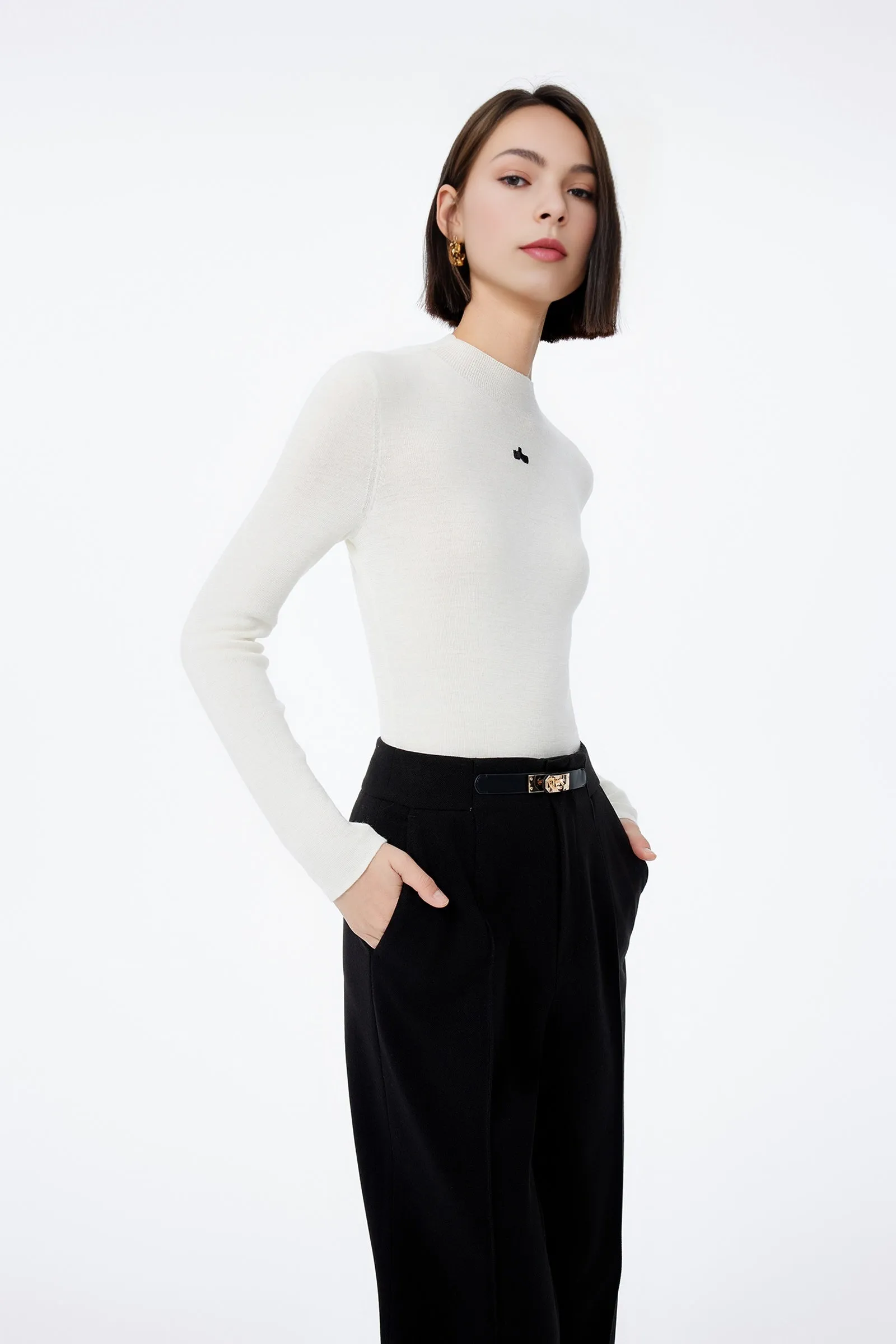 LILY Machine-Washable Wool Sweater