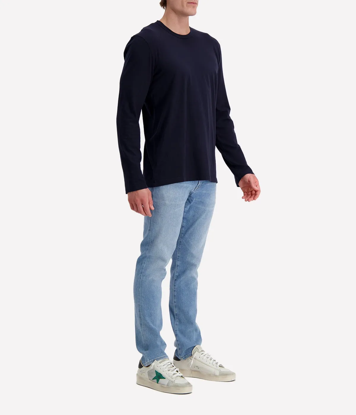 Long Sleeve Crew in Deep