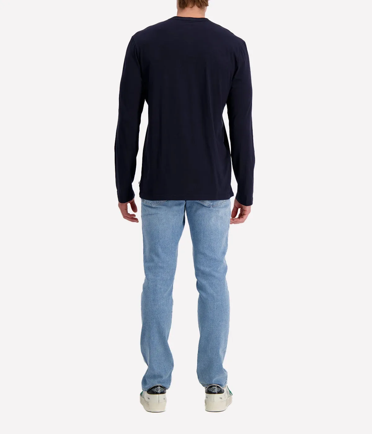 Long Sleeve Crew in Deep