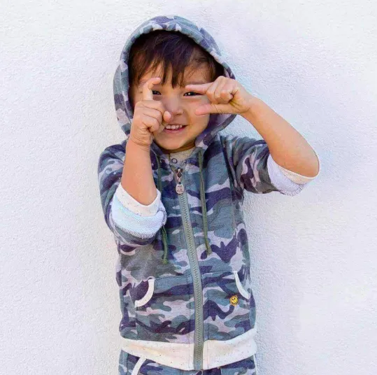Miki Miette - Nick Zip Hoodie in Harlem Camo