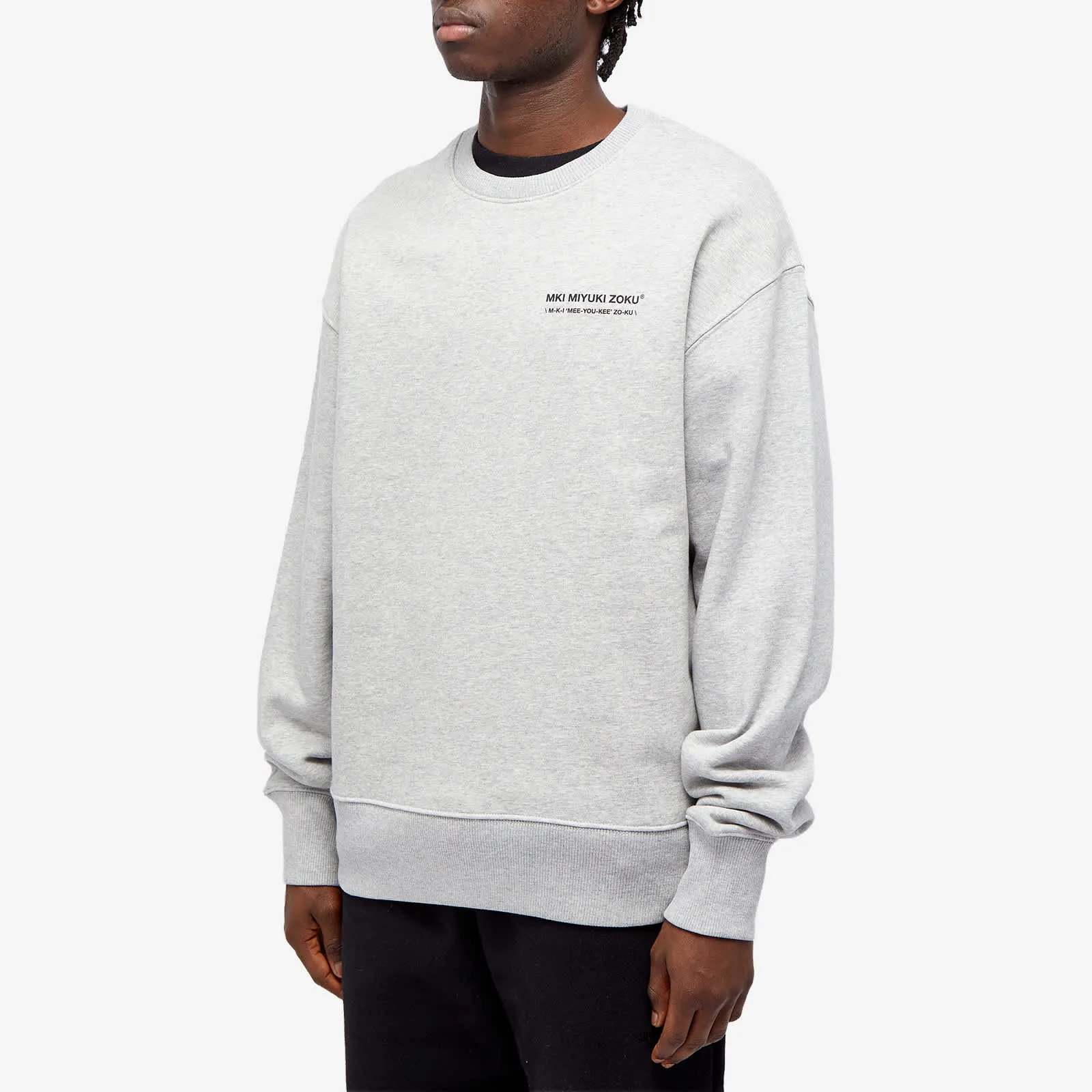 Mki Phonetic sweatshirt, gray