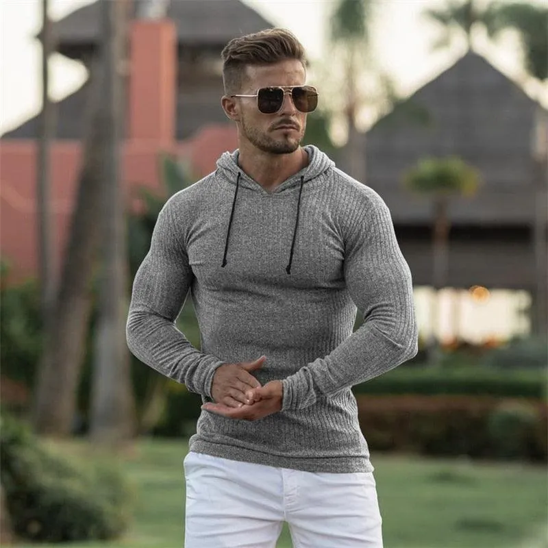 New Fashion Winter Hooded Sweater - Men Warm Turtleneck - Mens Sweaters - Slim Fit Pullover Men Classic  Sweaters (TM5)(CC1)(1U100)(TM7)(1U101)(1U100)
