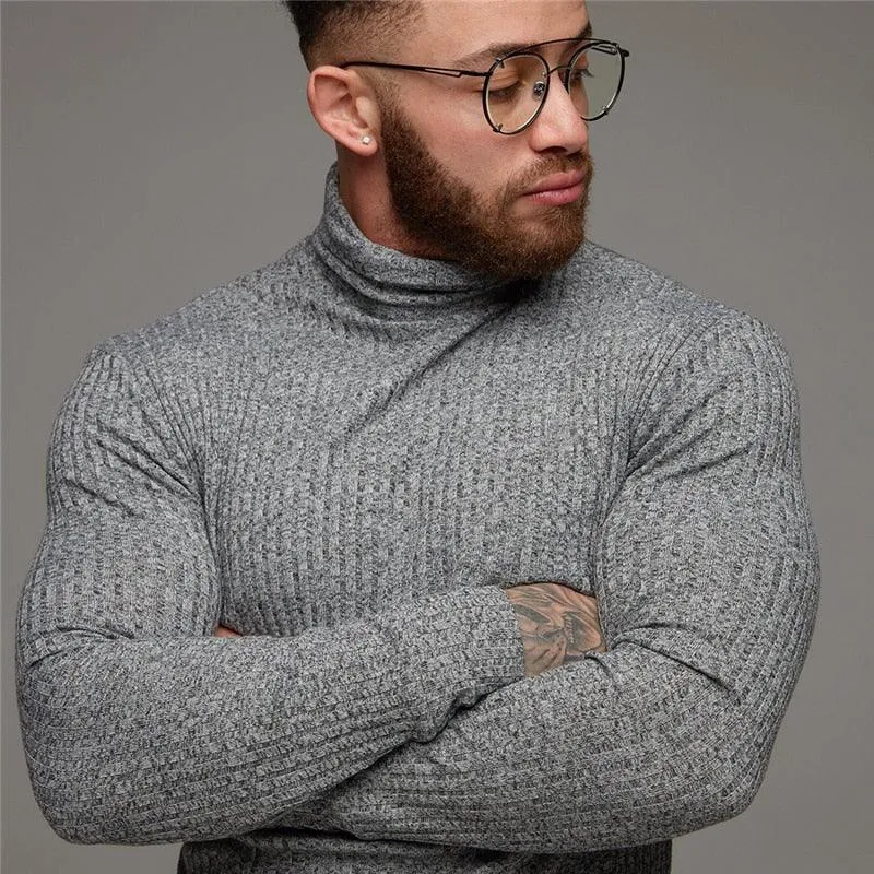 New Fashion Winter Hooded Sweater - Men Warm Turtleneck - Mens Sweaters - Slim Fit Pullover Men Classic  Sweaters (TM5)(CC1)(1U100)(TM7)(1U101)(1U100)
