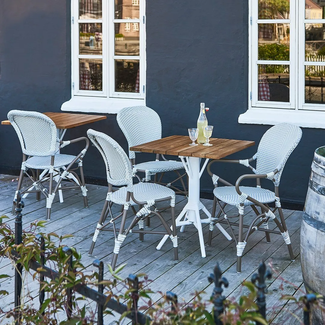 Nicole Square Cafe Table - Teak