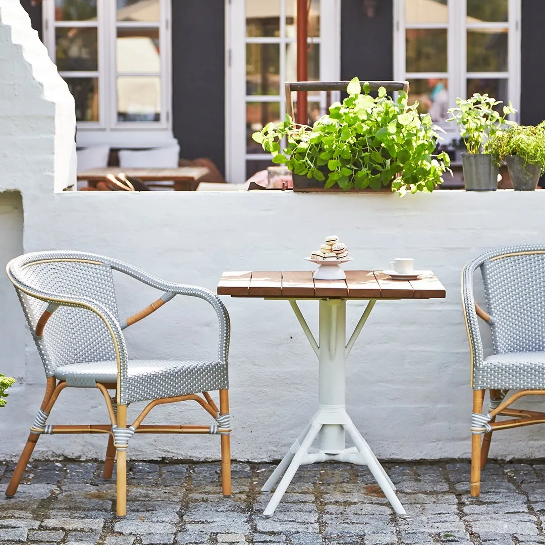 Nicole Square Cafe Table - Teak