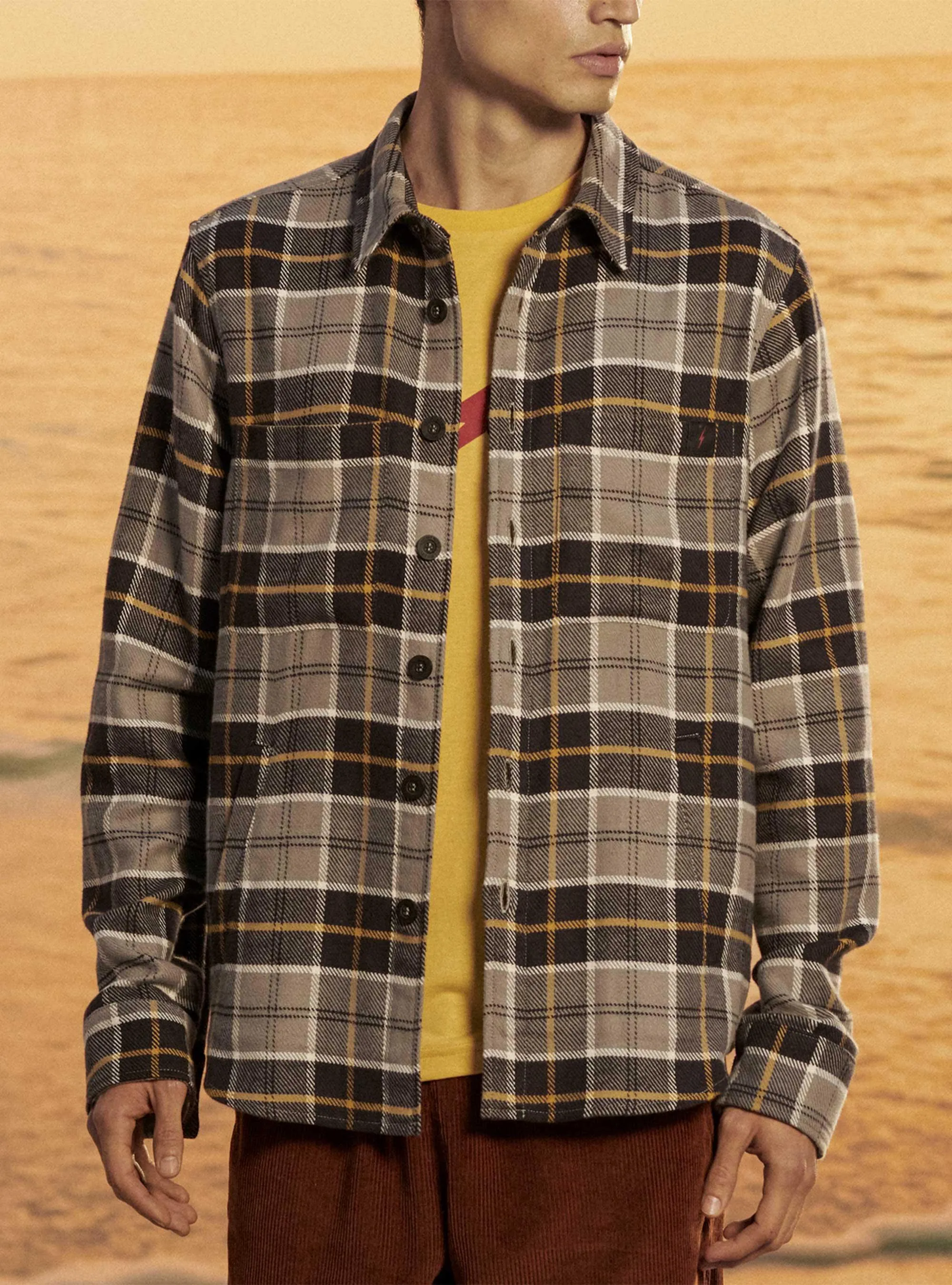 OVERSIZED COTTON-FLANNEL OVERSHIRT