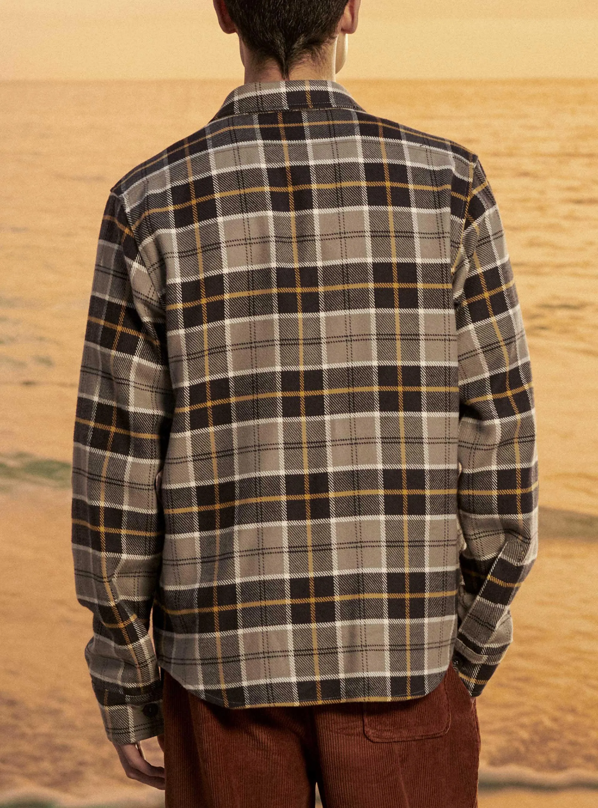 OVERSIZED COTTON-FLANNEL OVERSHIRT