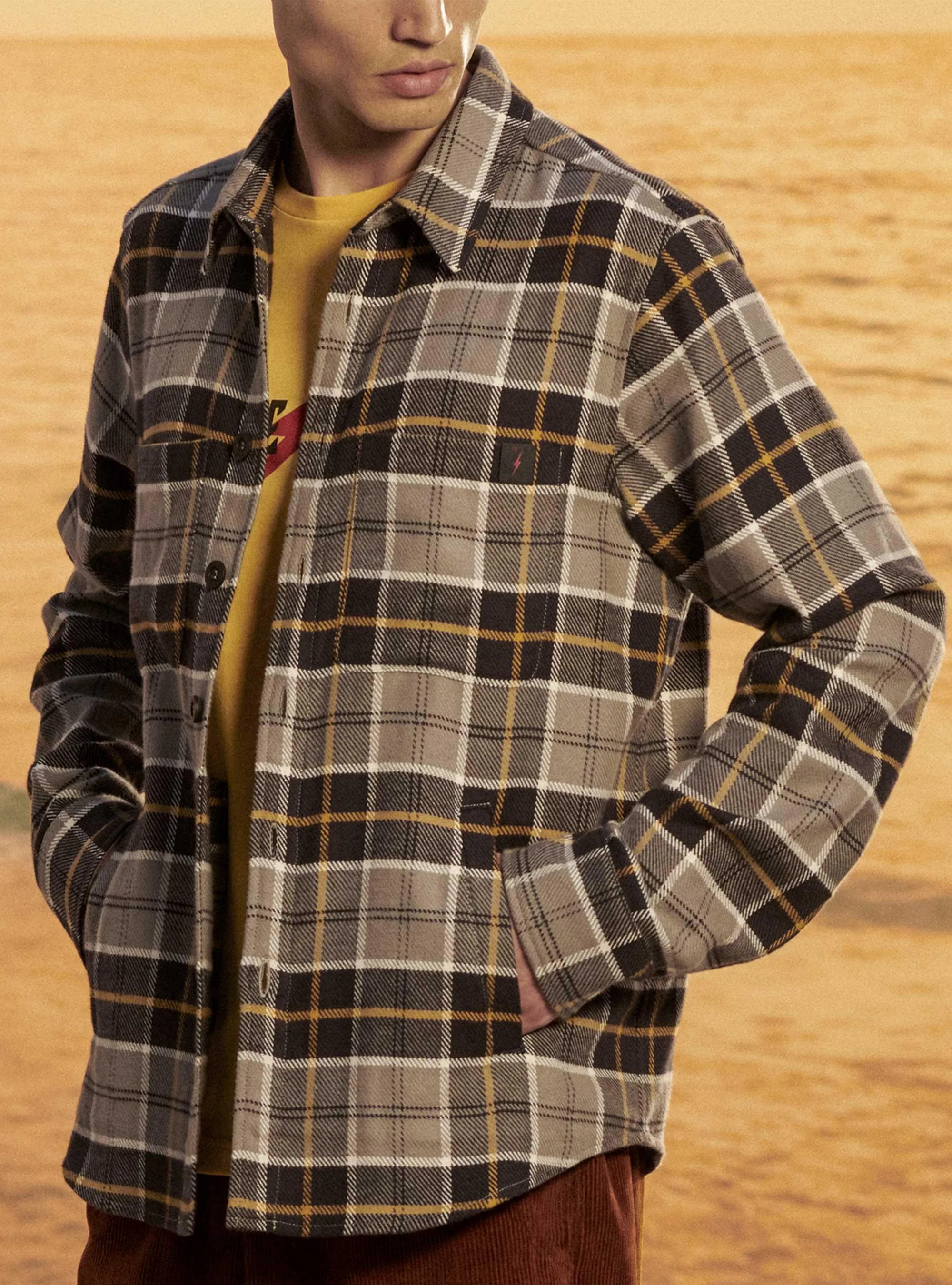 OVERSIZED COTTON-FLANNEL OVERSHIRT