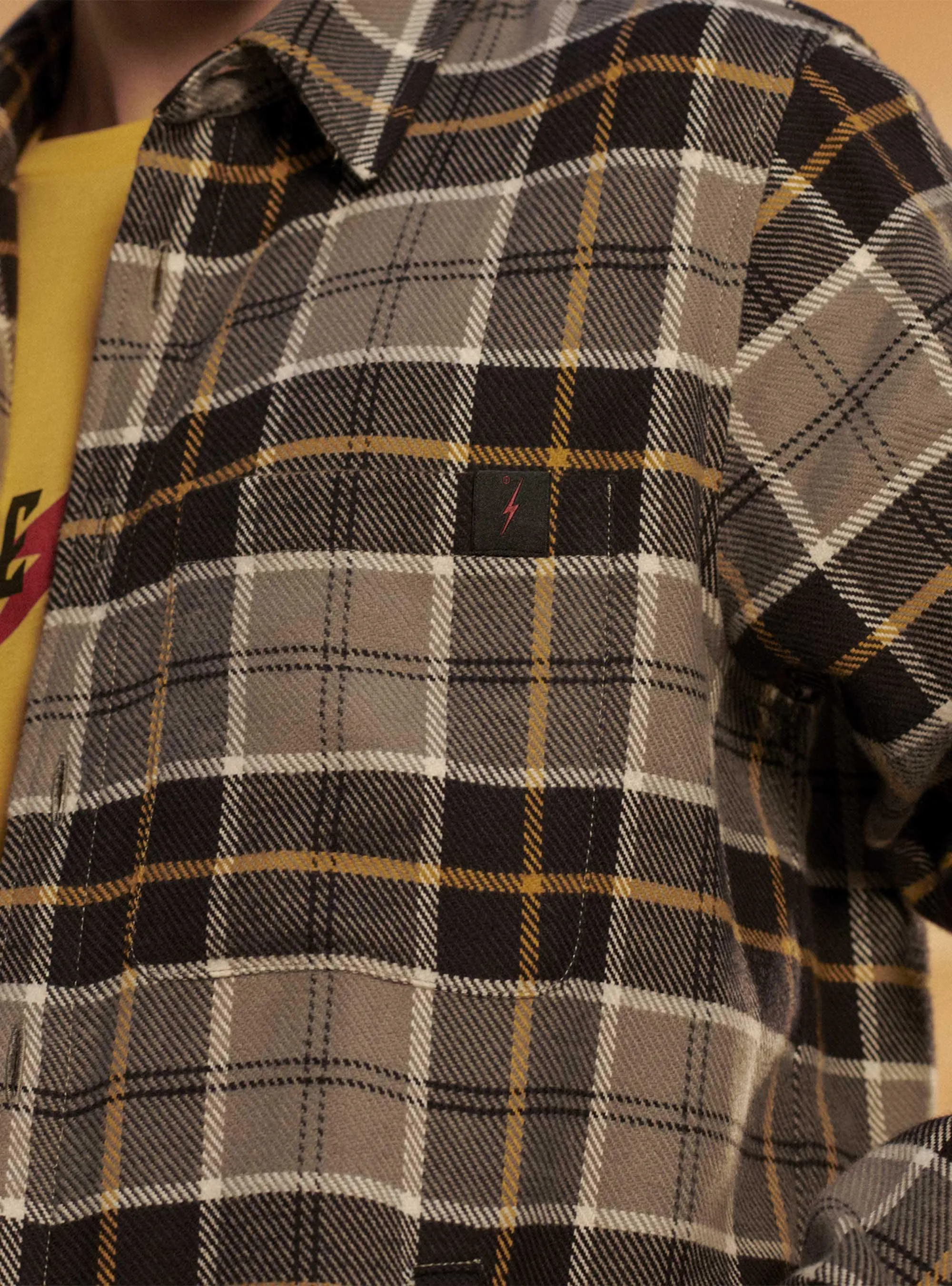 OVERSIZED COTTON-FLANNEL OVERSHIRT