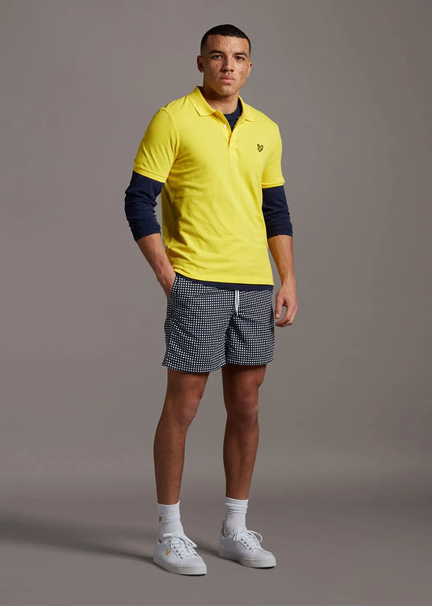 Plain polo shirt - buttercup yellow