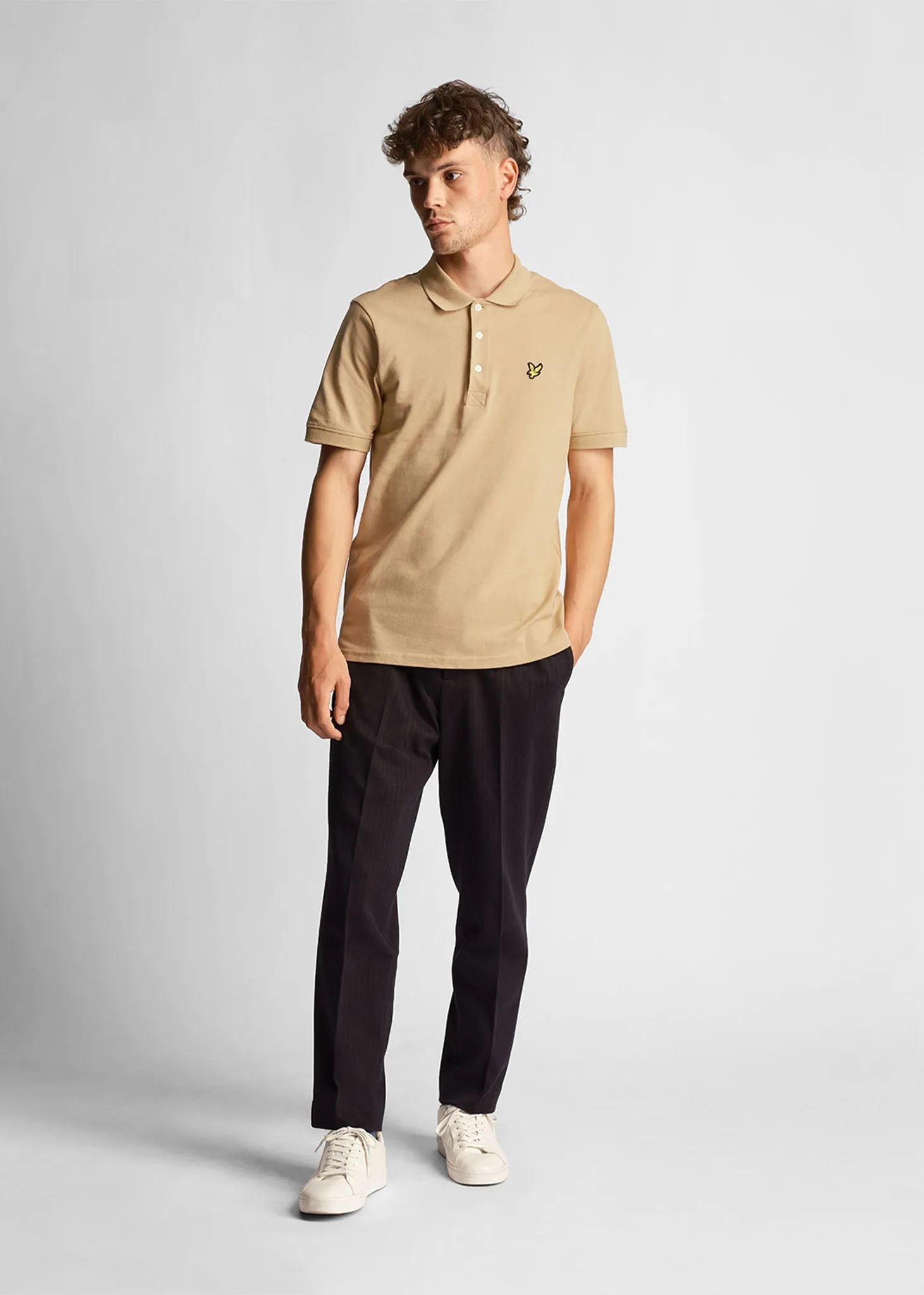 Plain polo shirt - cairngorms khaki