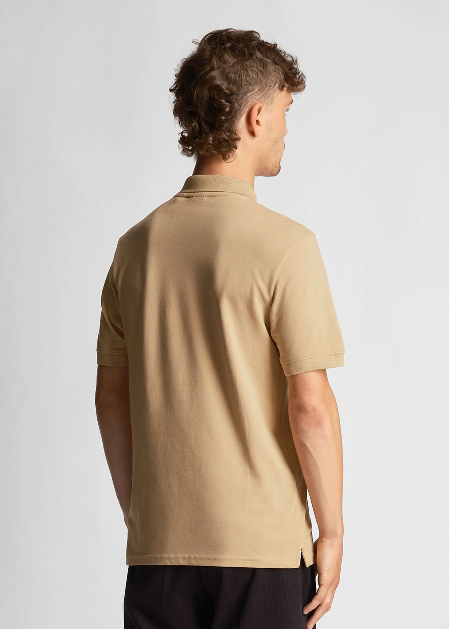 Plain polo shirt - cairngorms khaki