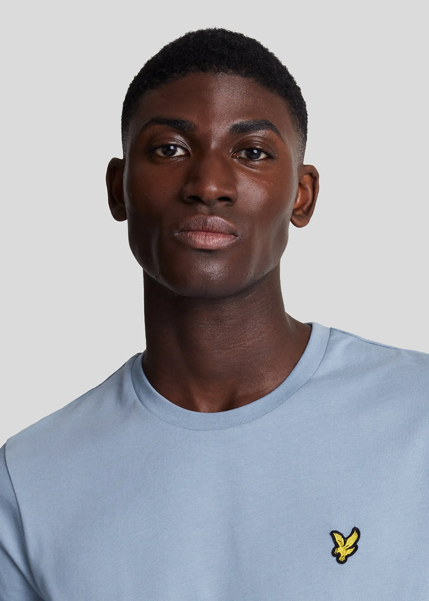Plain t-shirt - crafted blue