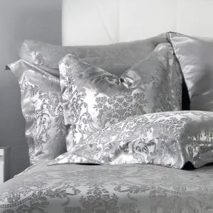 Portofino Grey Pure Mulberry Silk Pillowcase
