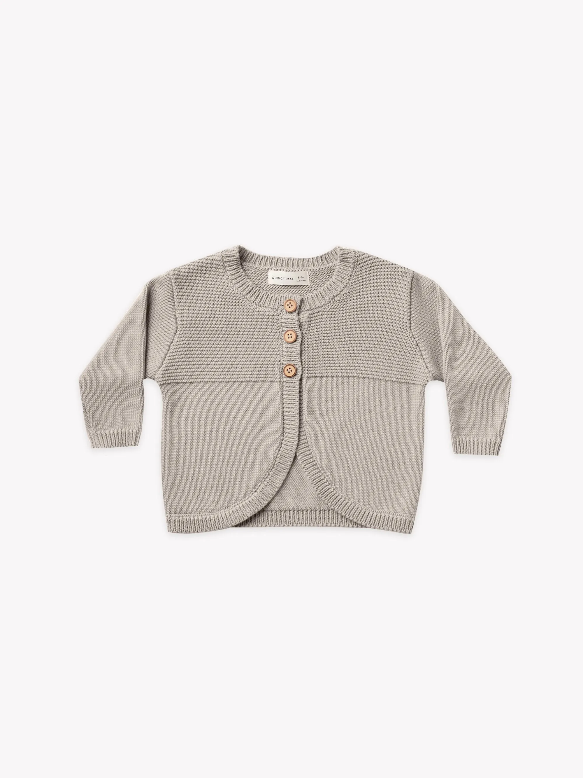 Quincy Mae Fog Knit Cardigan