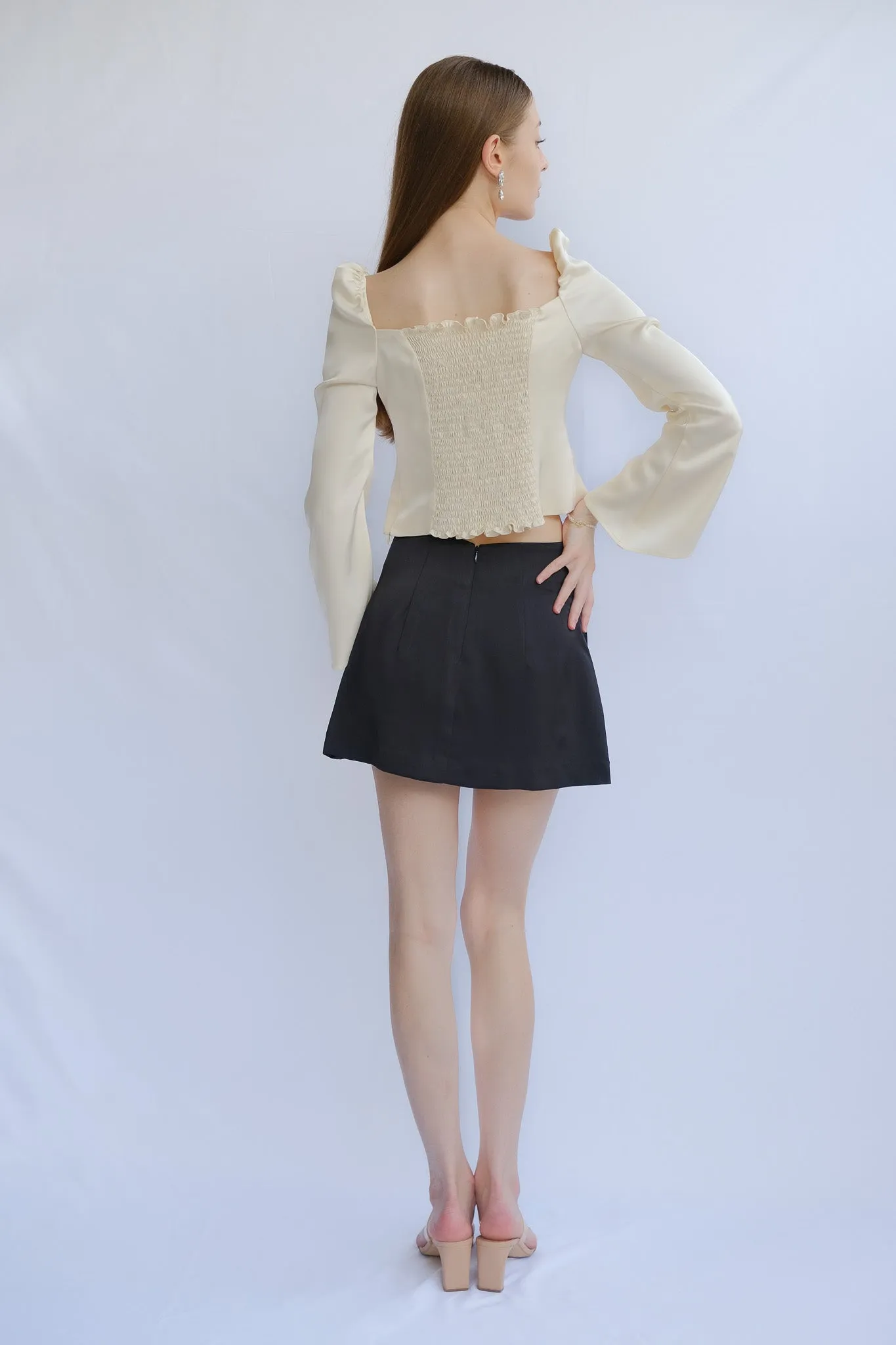 Quinn Long Sleeve Silk Blouse